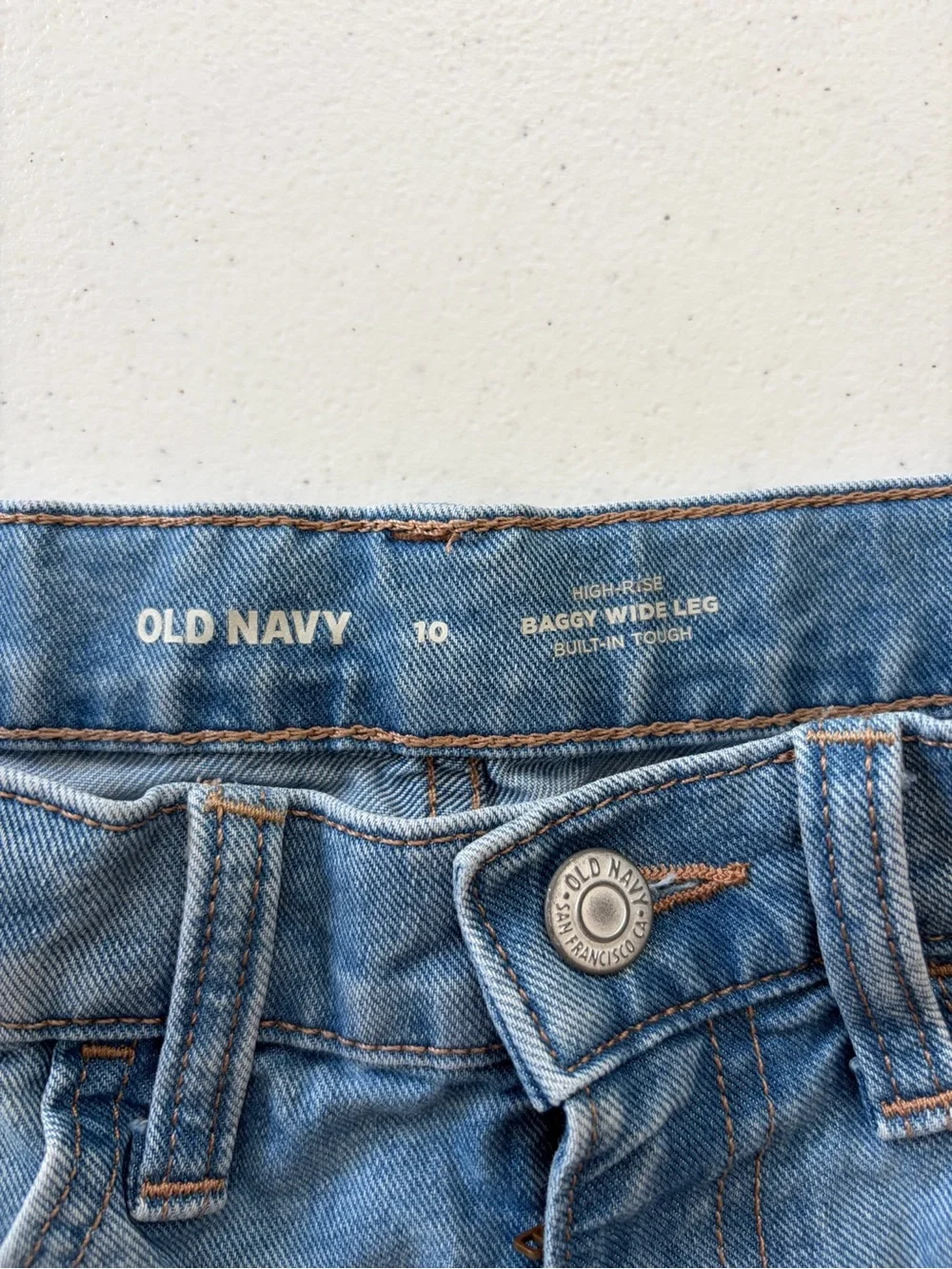 Old Navy Light Blue Wide-Leg Kids Jeans